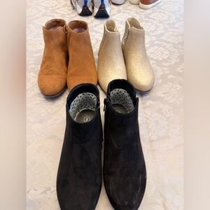 3 Pairs Cat & Jack Kids Boots - Black, Brown, Gold